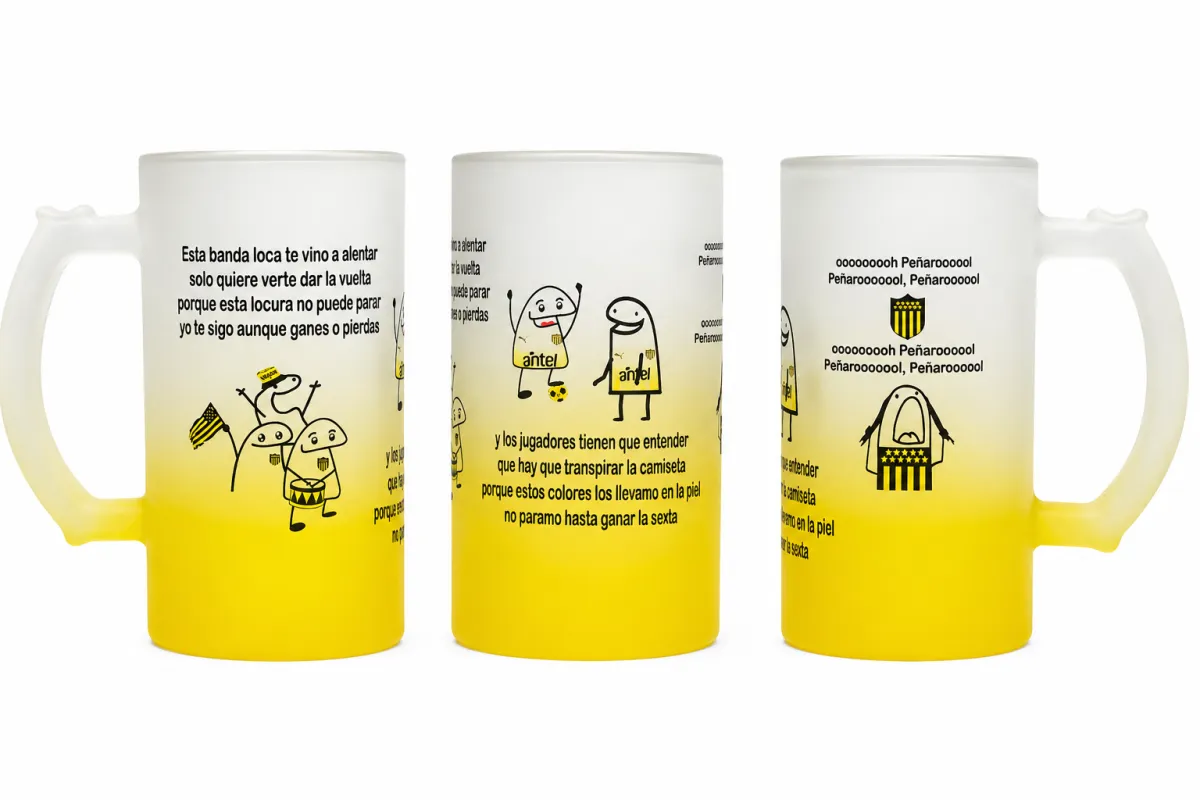 Jarra cervecera Peñarol